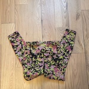 lululemon athletica Multicolor Floral Leggings
